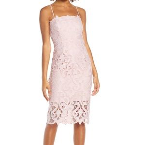 Bardot Lina Lace Midi Cocktail Dress